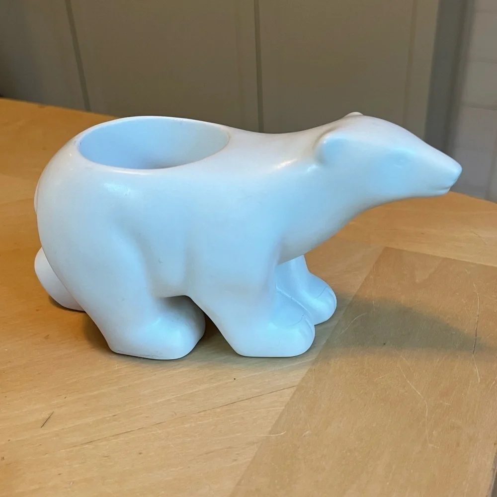 Yankee Candle Polar Bear Family Tea Light & Votive Candle Holders Set of 2
